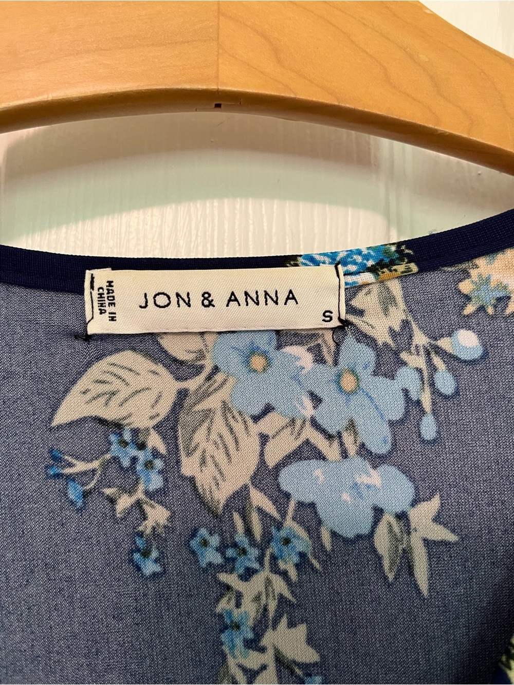 Jon & Anna Navy Floral Sleeveless Maxi Dress - Picture 2 of 3
